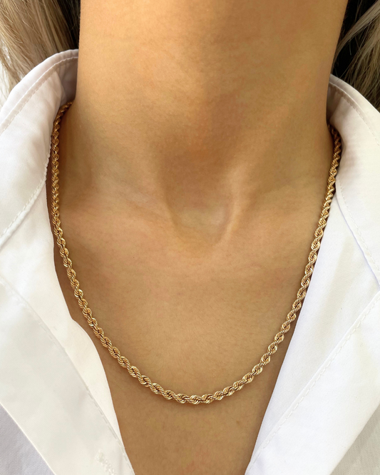 CADENA TORSAL DE ORO 14K SKU: ORO221