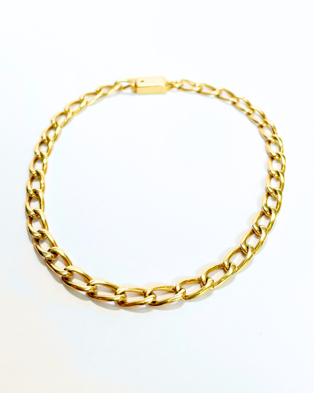 PULSERA  FIGARO  DE ORO 14K  SKU: ORO65