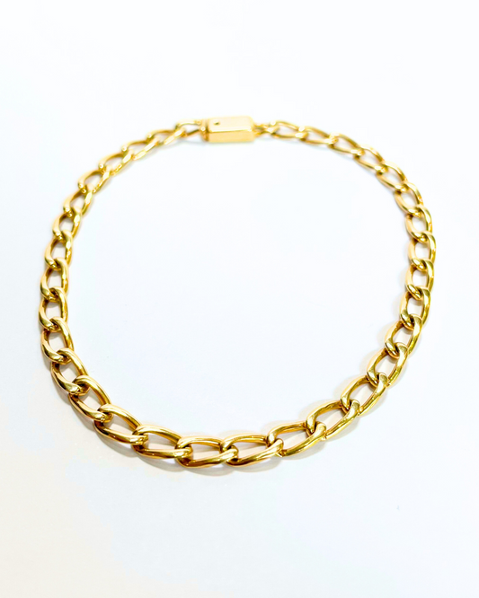 PULSERA  FIGARO  DE ORO 14K  SKU: ORO65