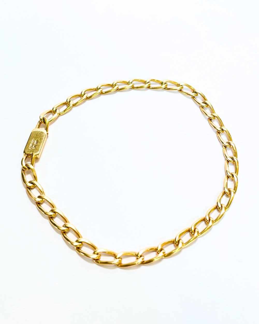 PULSERA  FIGARO  DE ORO 14K  SKU: ORO65