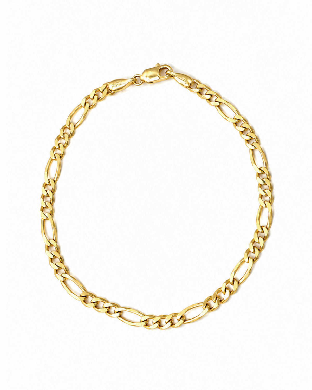 Pulsera Eslabón Fígaro Oro 14K SKU: OR0692