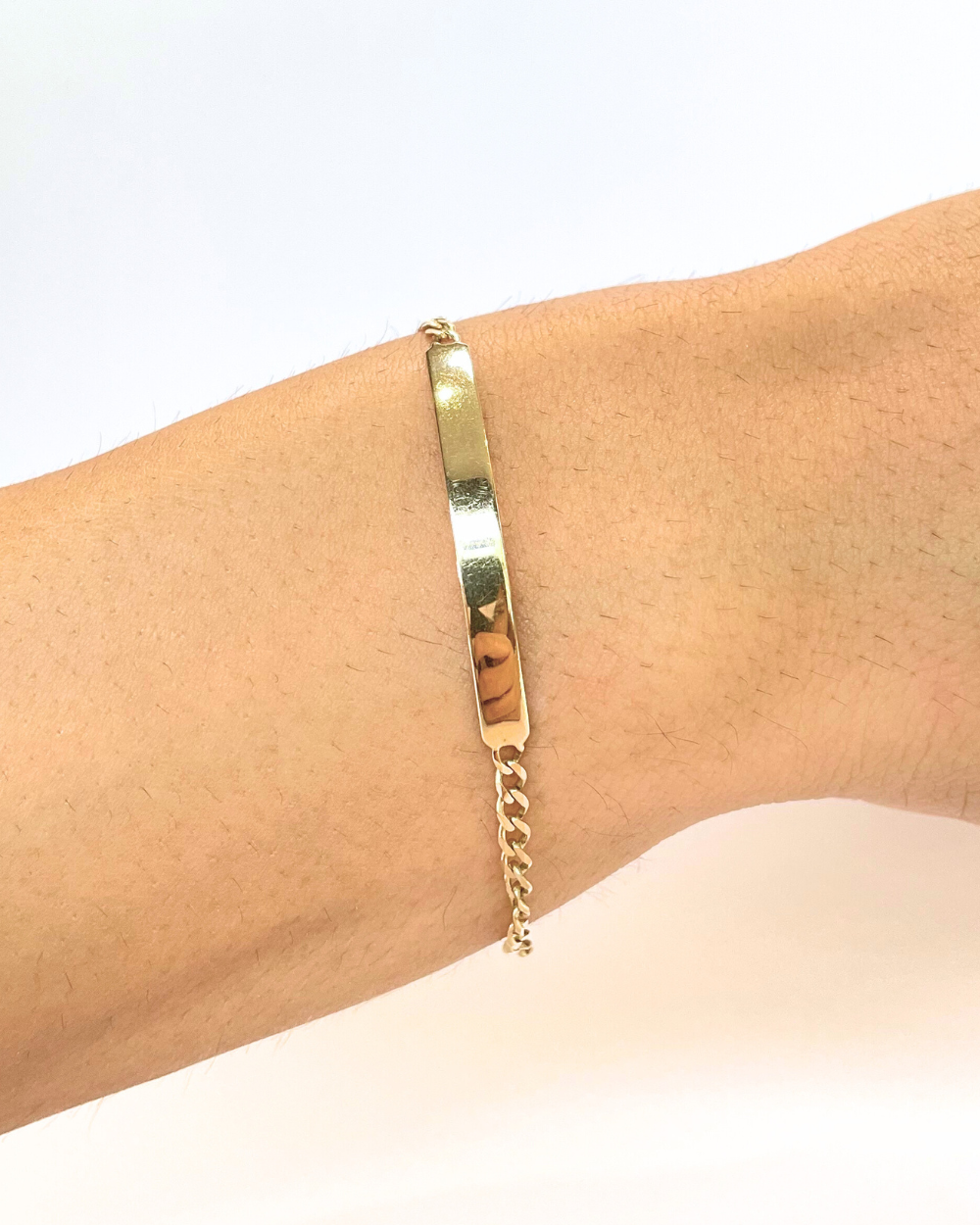 PULSERA BARBADA ESCLAVA ADULTO ORO 14K   SKU:OR0445