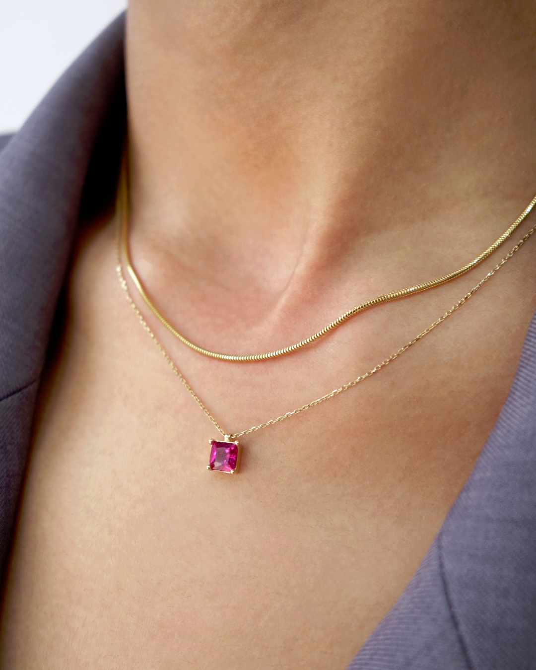 CADENA COLA DE RATÓN DE ORO 14K OR0484