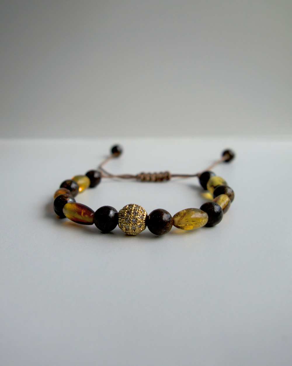 PULSERA DE ÁMBAR PEPINO AJUSTABLE