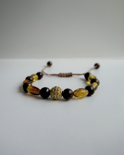 PULSERA DE ÁMBAR PEPINO AJUSTABLE
