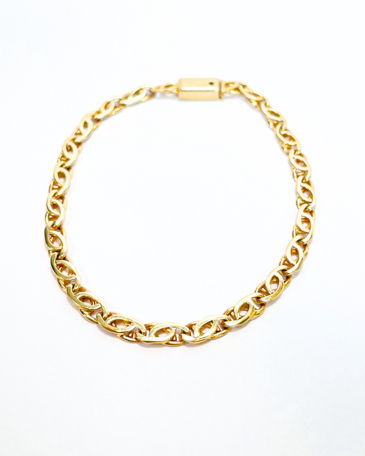 PULSERA EGIPCIA  NIÑ@ ORO 14K      SKU:ORO60