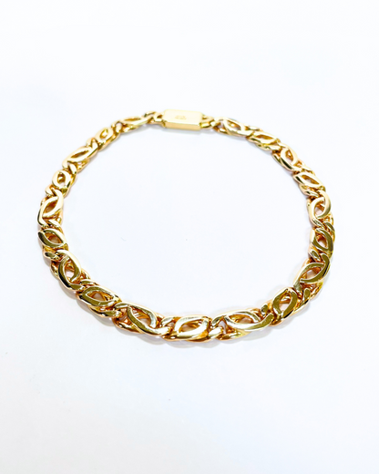 PULSERA EGIPCIA ORO 14K.   SKU:ORO63