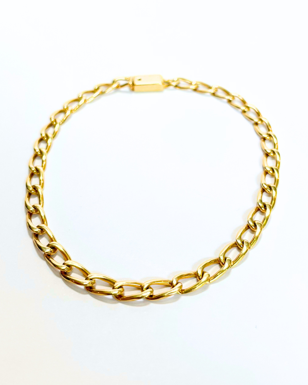 PULSERA ESLABONES ORO 14K SKU ORO65