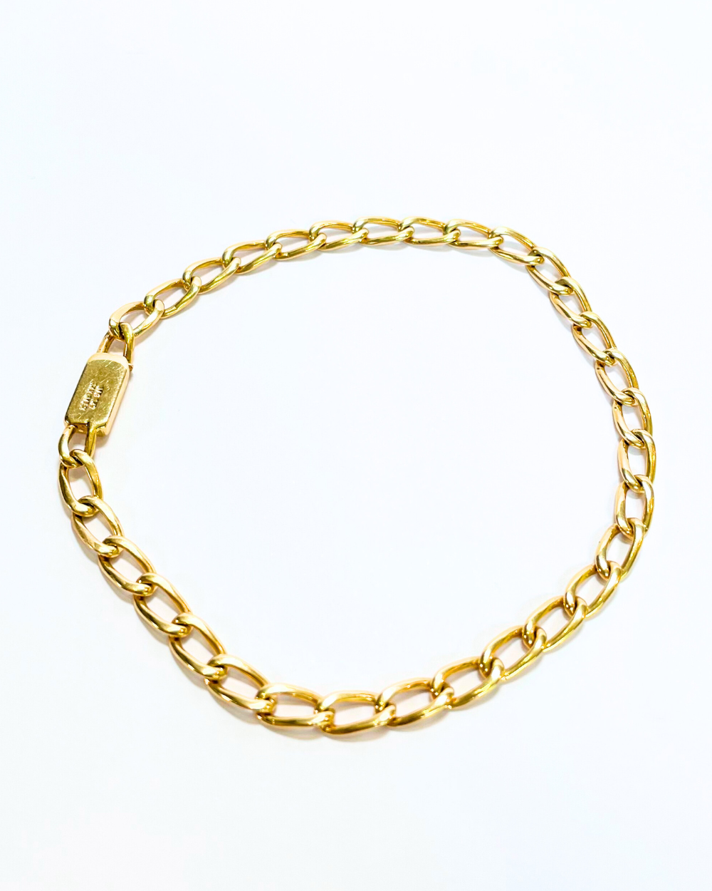 PULSERA ESLABONES ORO 14K SKU ORO65