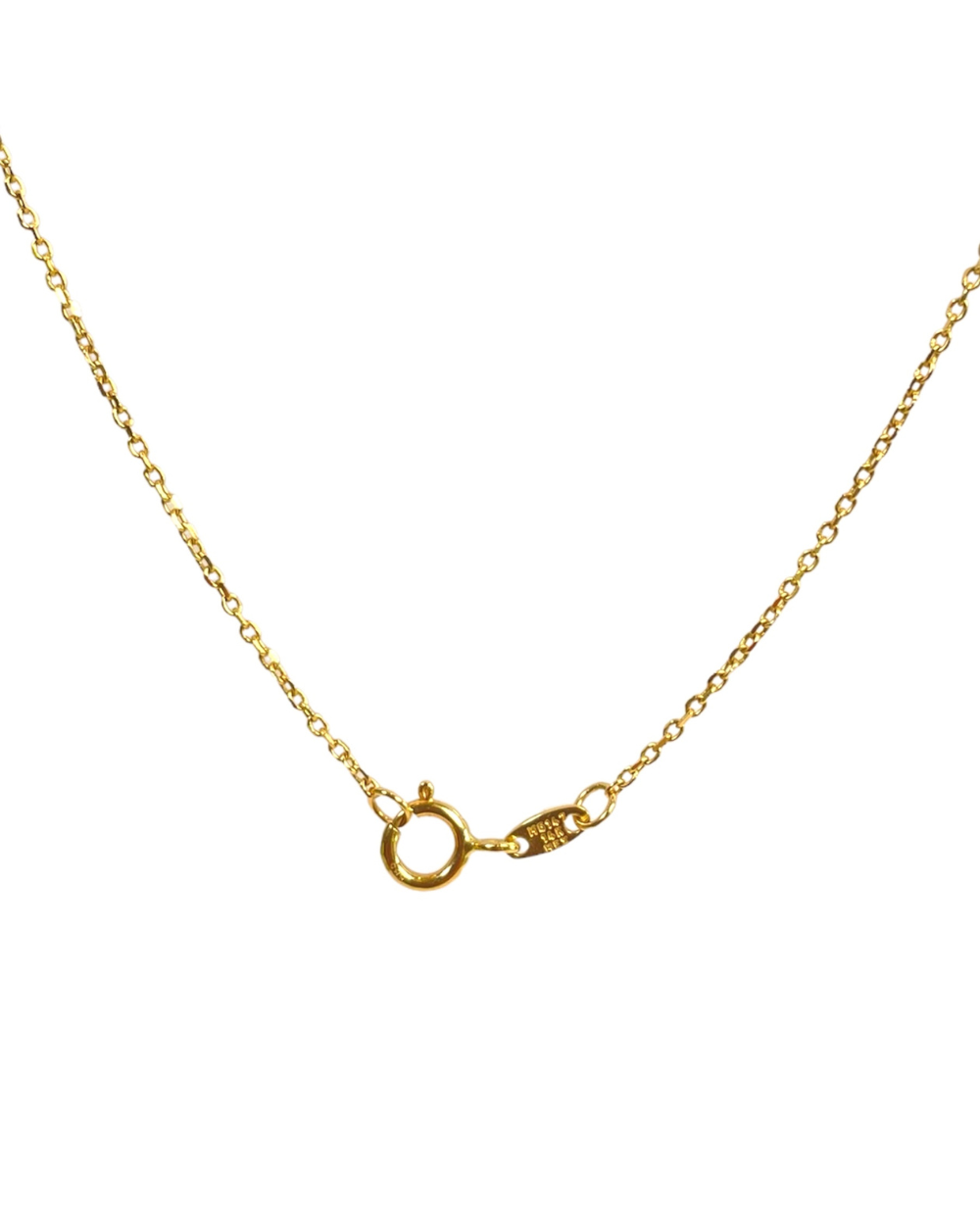 CADENA CON DIJE DE CIRCULO DE ORO 14K   SKU: ORO201