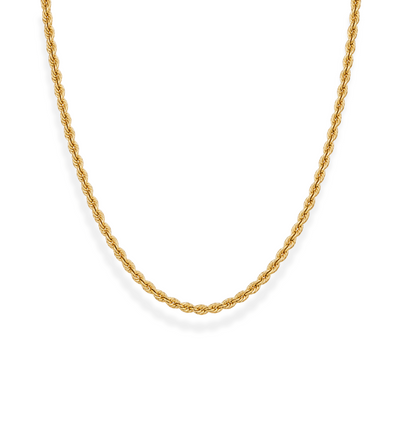 Cadena torsal 4mm Oro 14k