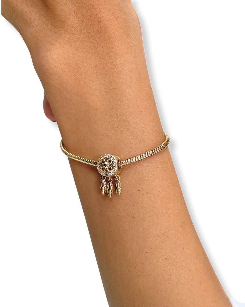 CHARM ATRAPASUEÑOS DE ORO 14K  SKU:0R0334