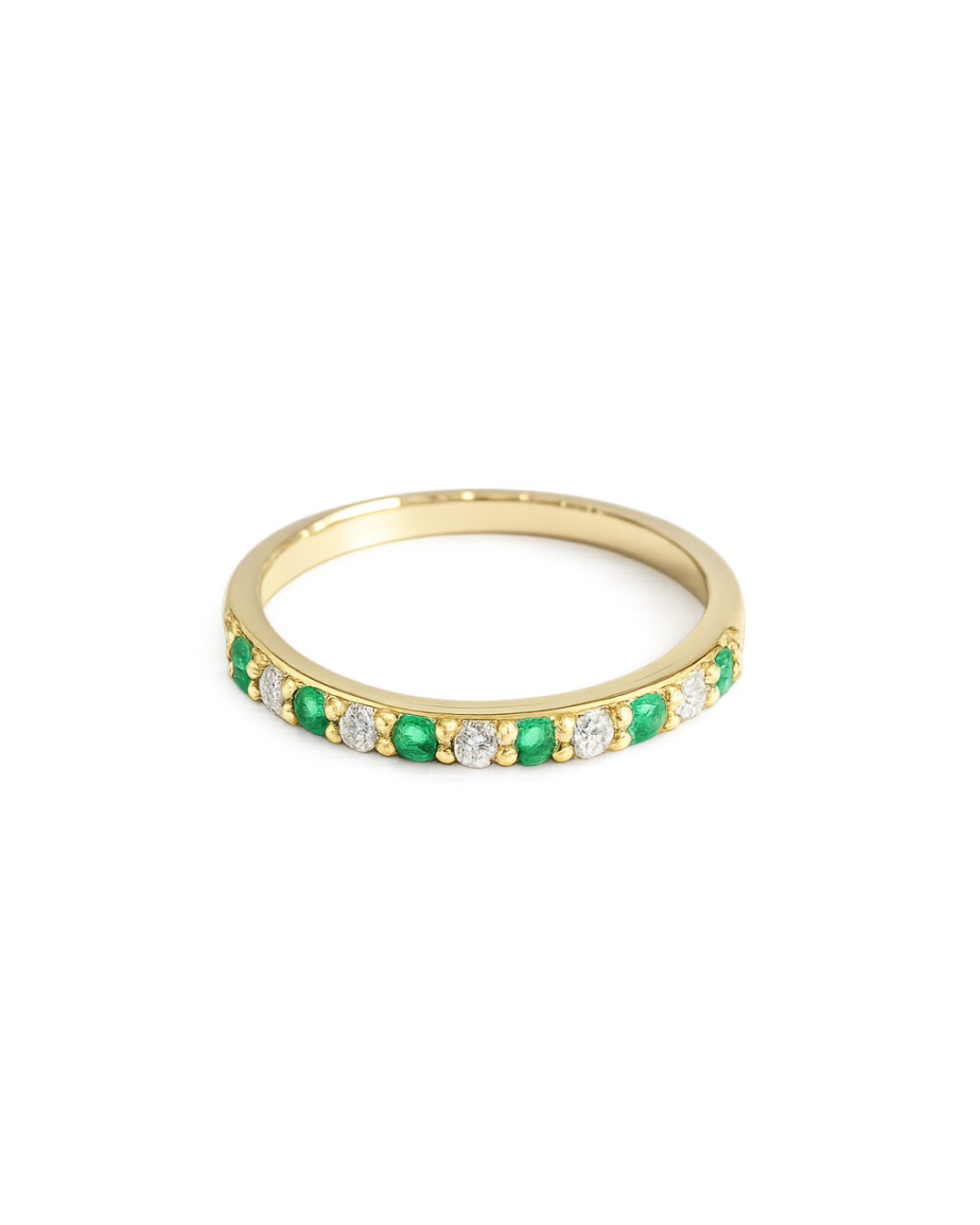 Churumbela de Oro 14K con Esmeraldas y Diamantes SKU: OR0572