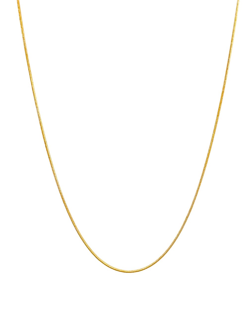 Cacdena cola de raton mate 14K 35 cm SKU: ORO211