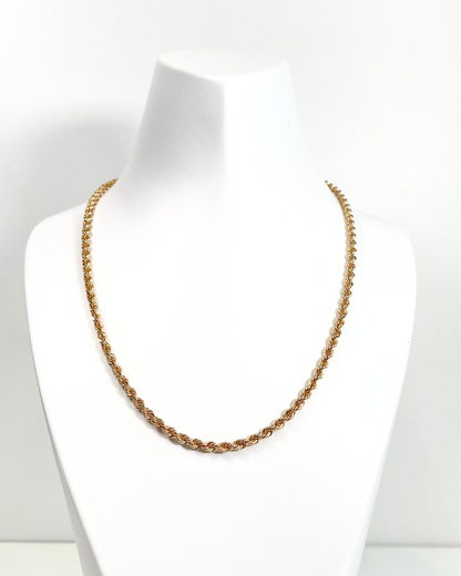 CADENA TORZAL DE ORO 14K SKU: ORO221