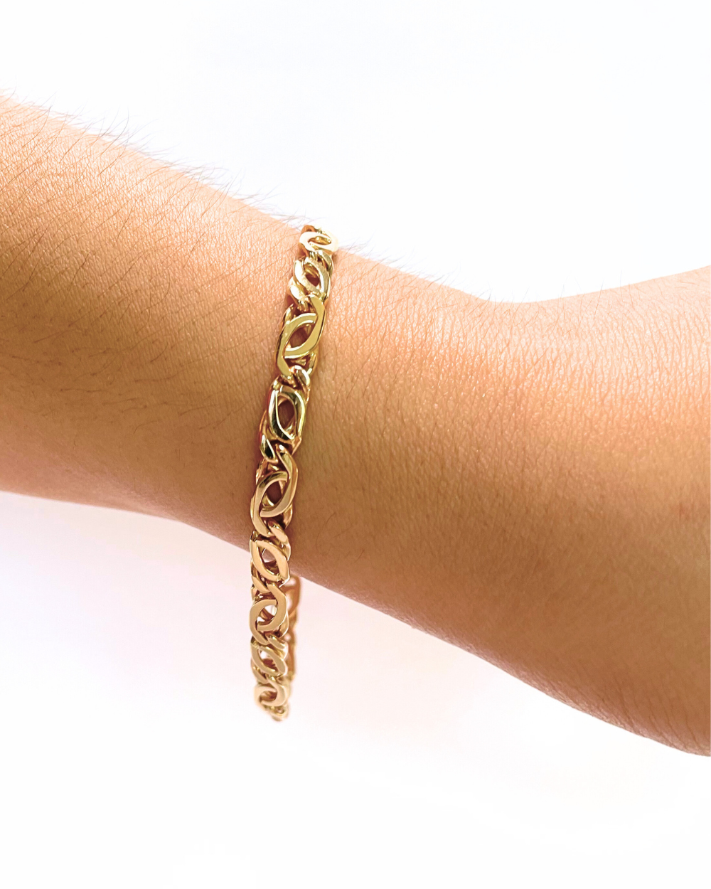 PULSERA EGIPCIA ORO 14K.   SKU:ORO63